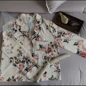 DRALos Angeles Beautiful Long Sleeve Floral Shirt